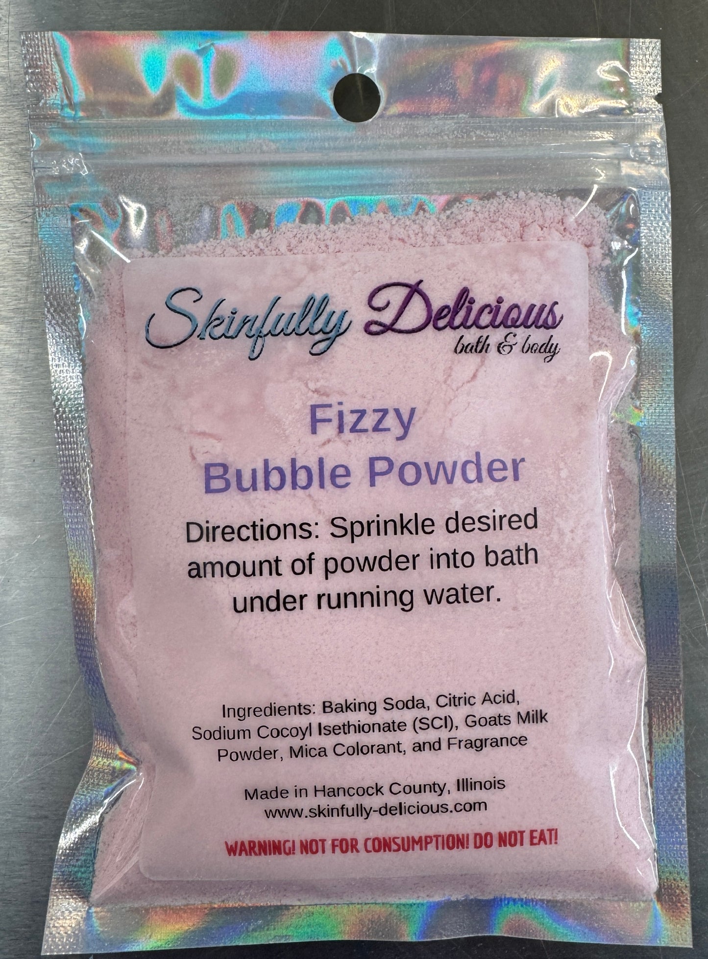 Fizzy Bubble Bath Powder (SMALL) 3oz package