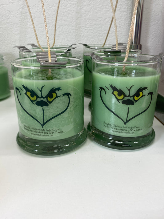 Soy Wax Candle - Grinchy